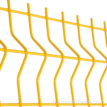 3d panneaux de clôture incurvés triangle pliant clôture